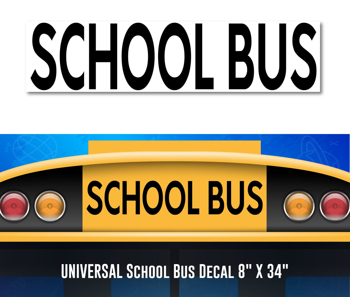 Def School Bus Sticker Collections – Bus Decals