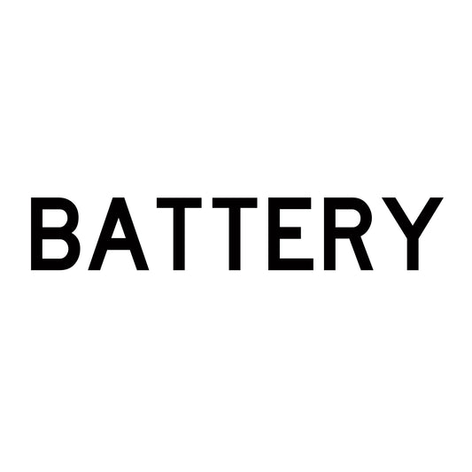Battery - School Bus Decal Sticker