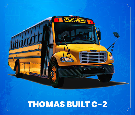 Thomas Built C-2 Lettering | Yellow School Bus Decal Stickers