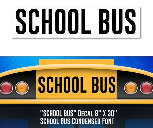 Def School Bus Sticker School Bus Cap Signs – Bus Decals